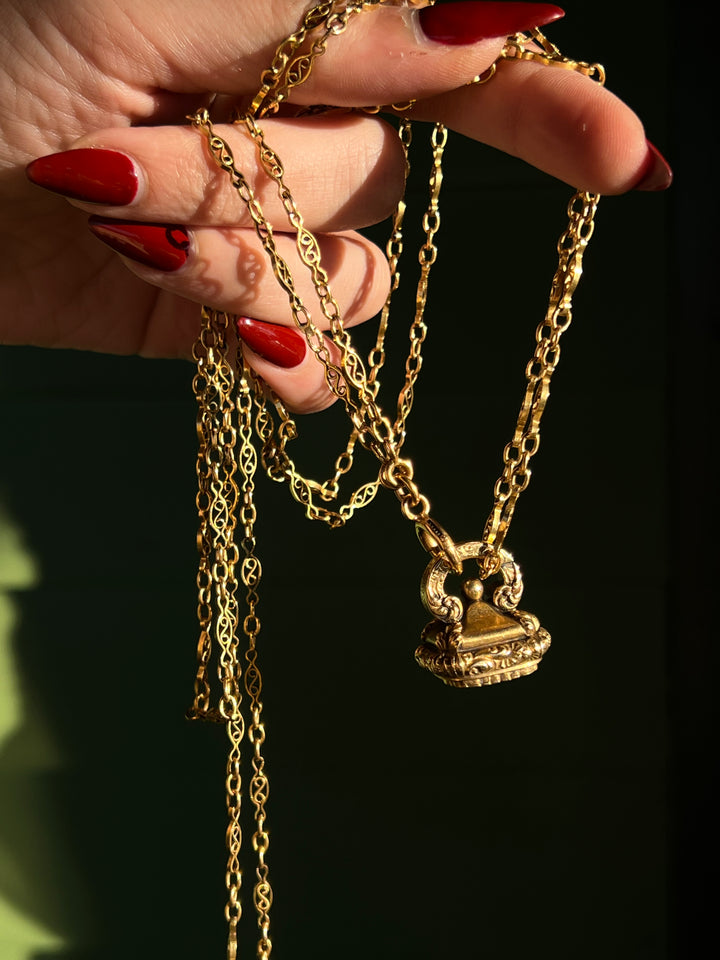 Extremely Rare Latching Fob with Secret Compartment