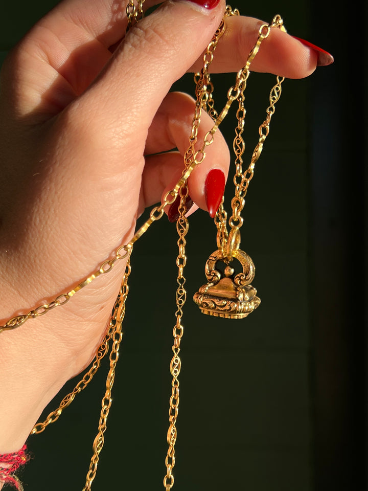 Extremely Rare Latching Fob with Secret Compartment