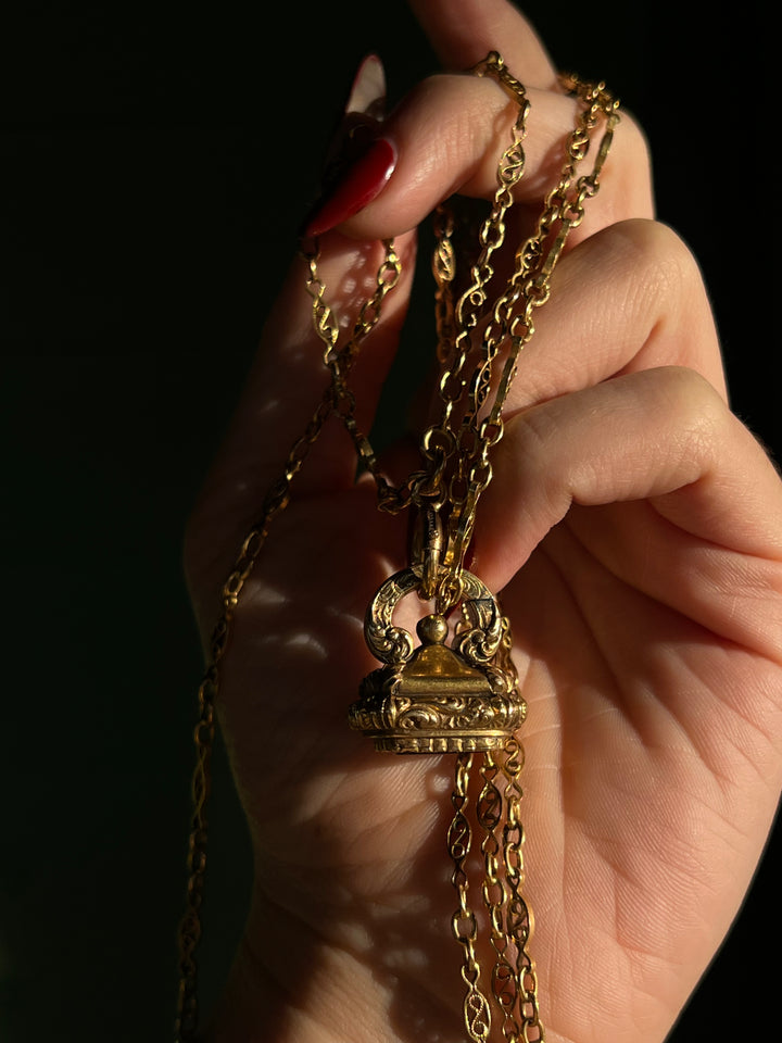 Extremely Rare Latching Fob with Secret Compartment