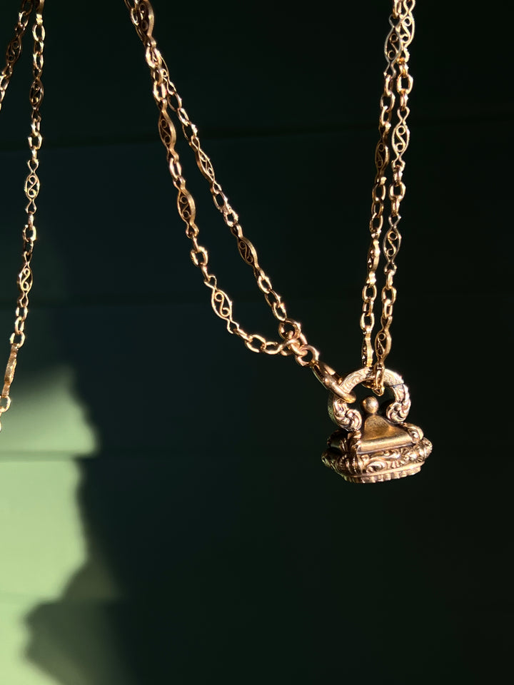 Extremely Rare Latching Fob with Secret Compartment