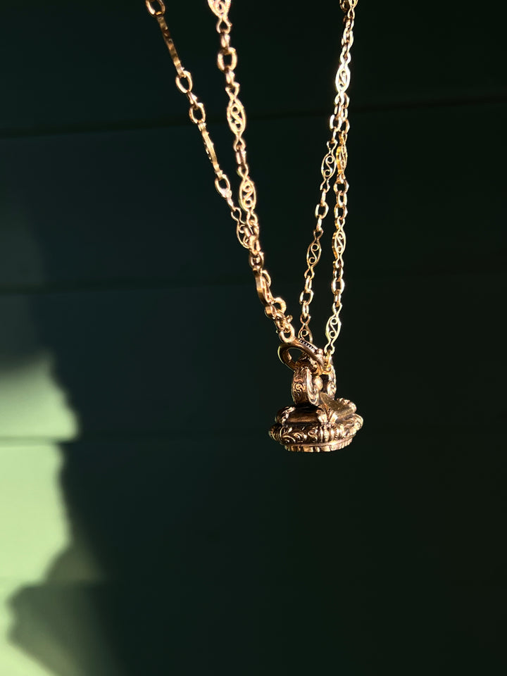 Extremely Rare Latching Fob with Secret Compartment
