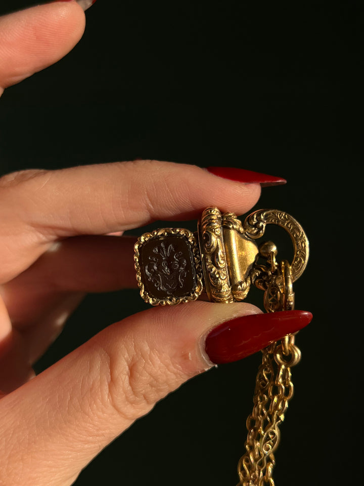 Extremely Rare Latching Fob with Secret Compartment