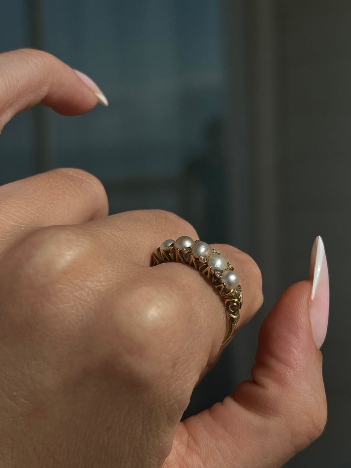 Pearl and Diamond Band Circa 1880