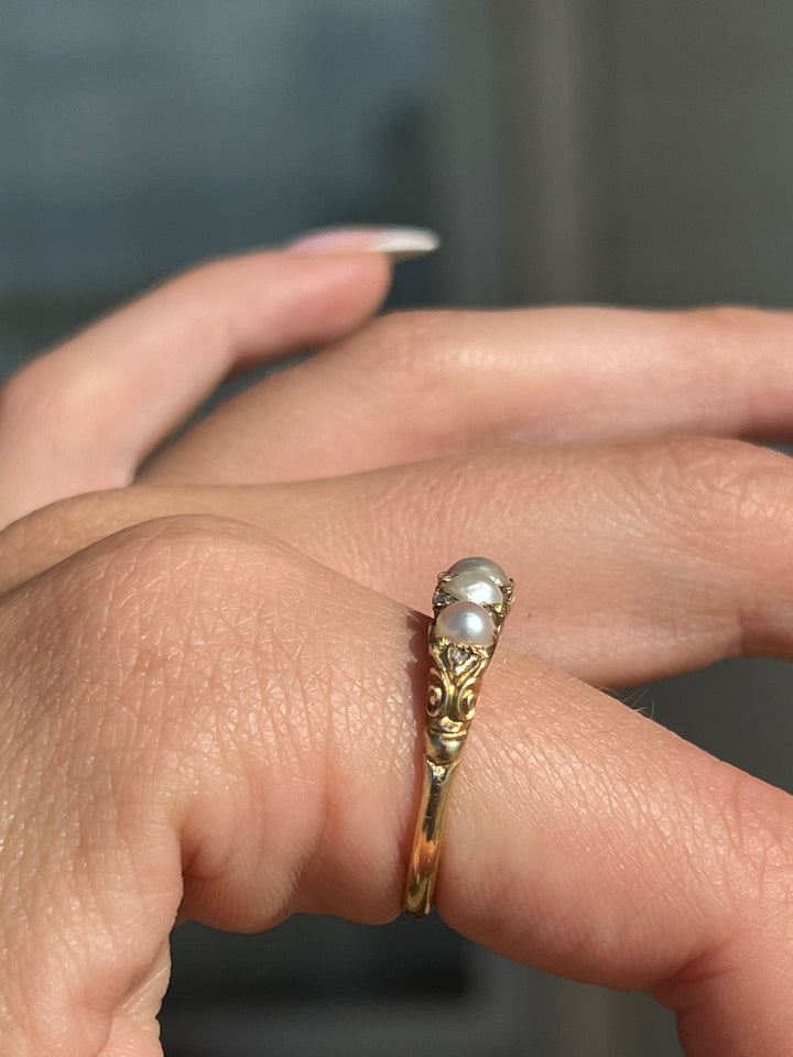 Pearl and Diamond Band Circa 1880