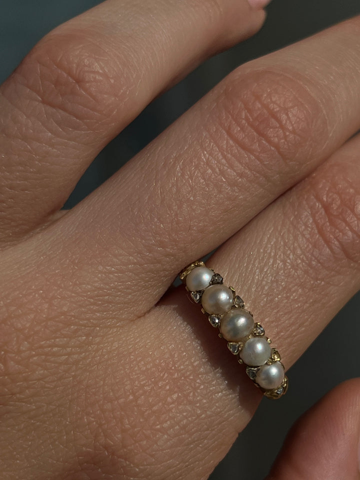 Pearl and Diamond Band Circa 1880