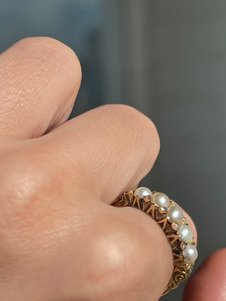 Pearl and Diamond Band Circa 1880