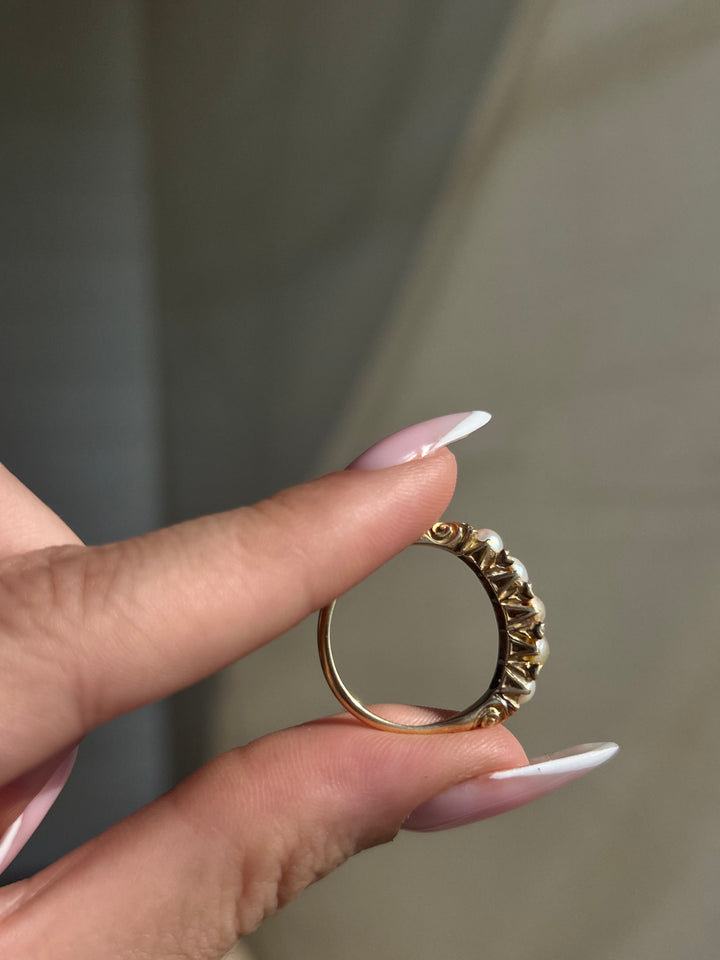 Pearl and Diamond Band Circa 1880