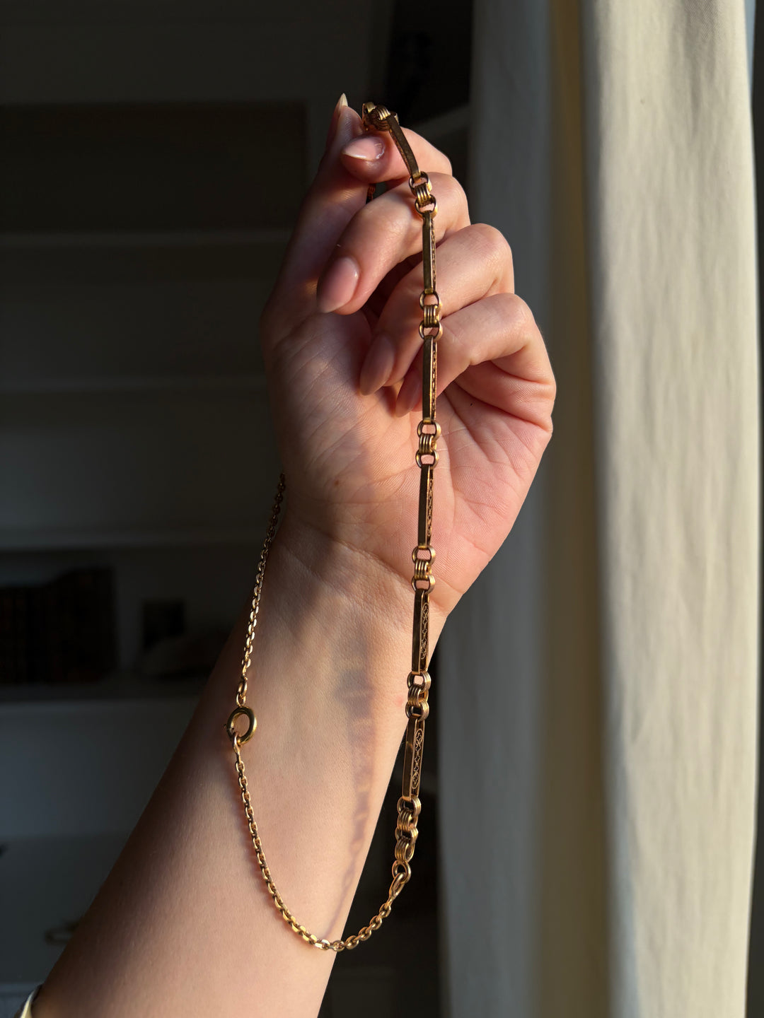 Extended Watch “Giletiere” Chain of the Louis Philippe Period, circa 1850