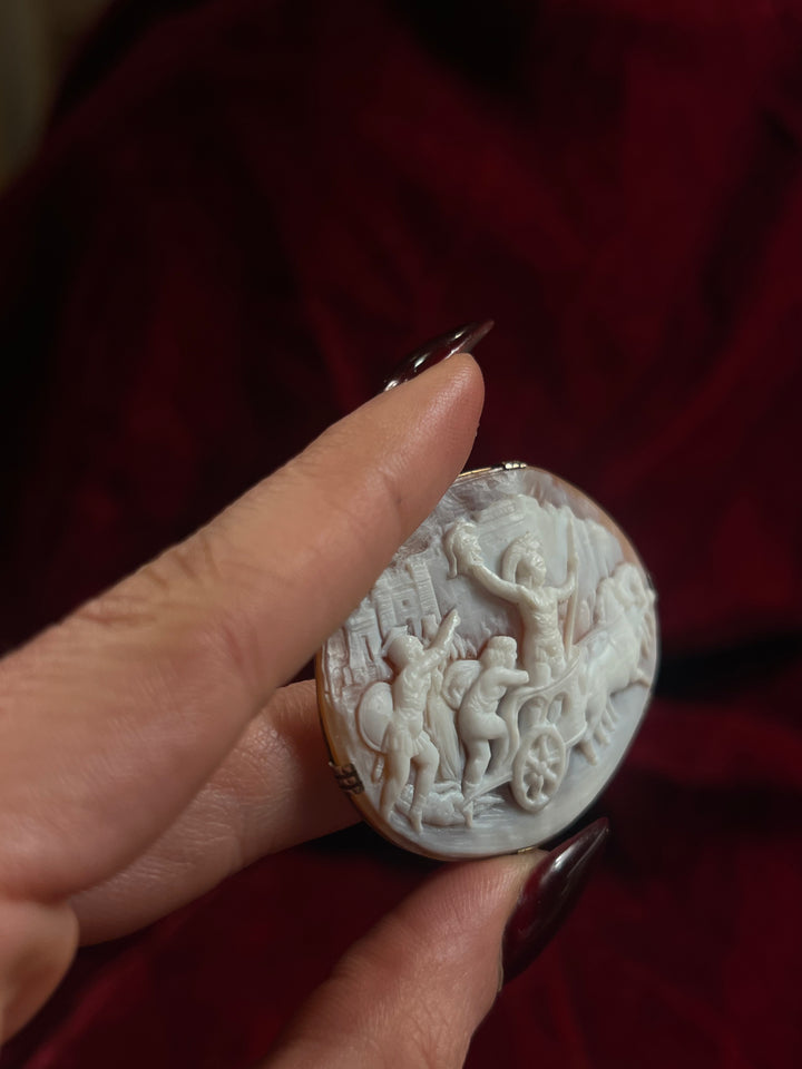 12ct Allegory 'To the Victor Go the Spoils' Cameo