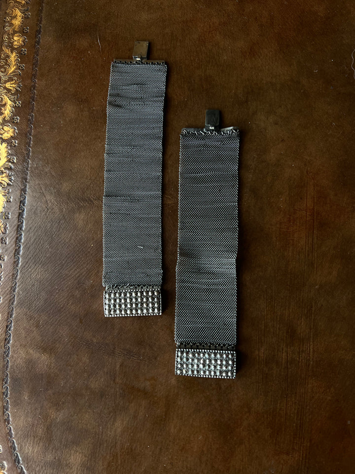Pair of Cut Steel Bracelets