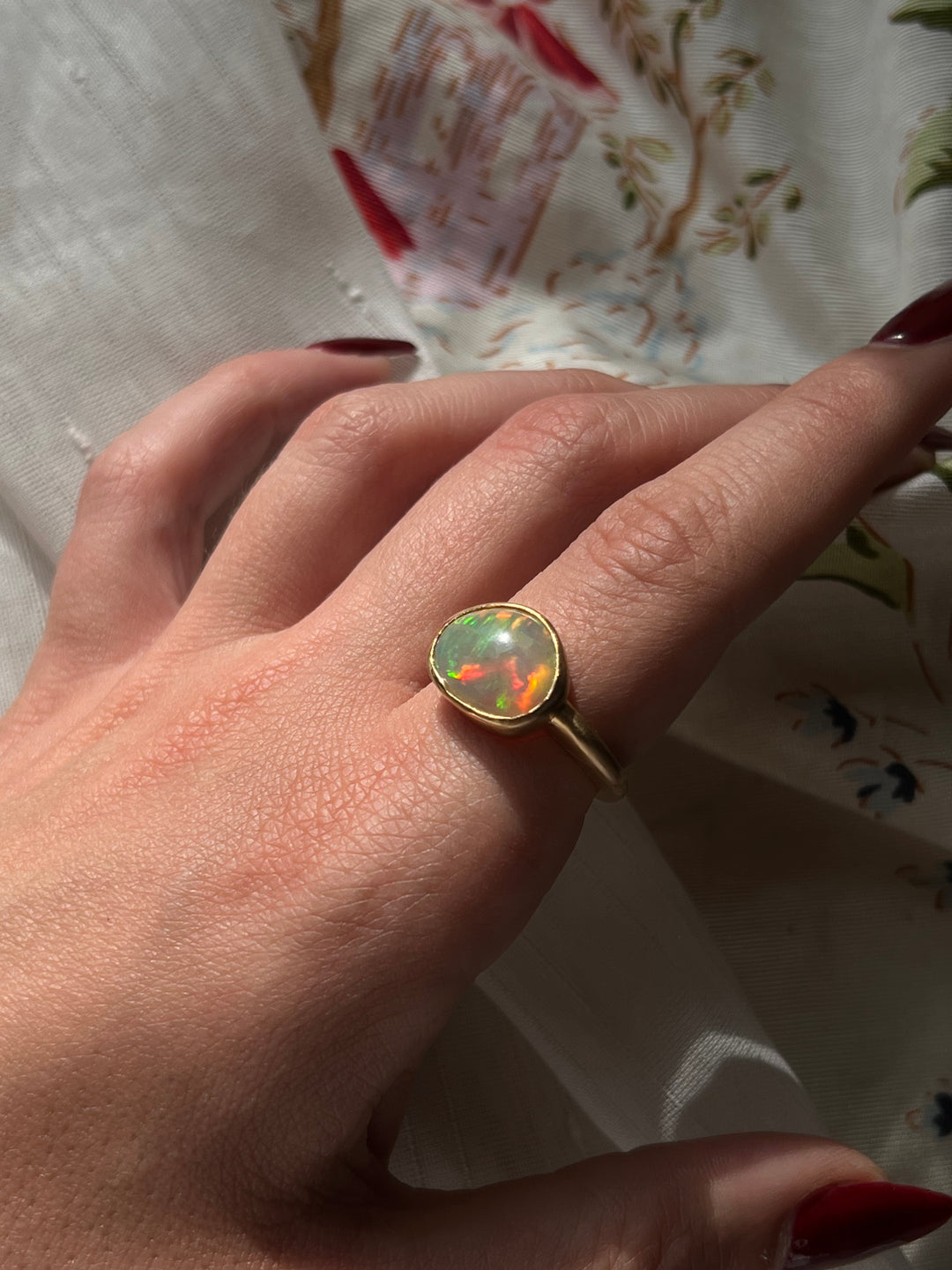 Curio Original Organic Opal Ring in 18ct