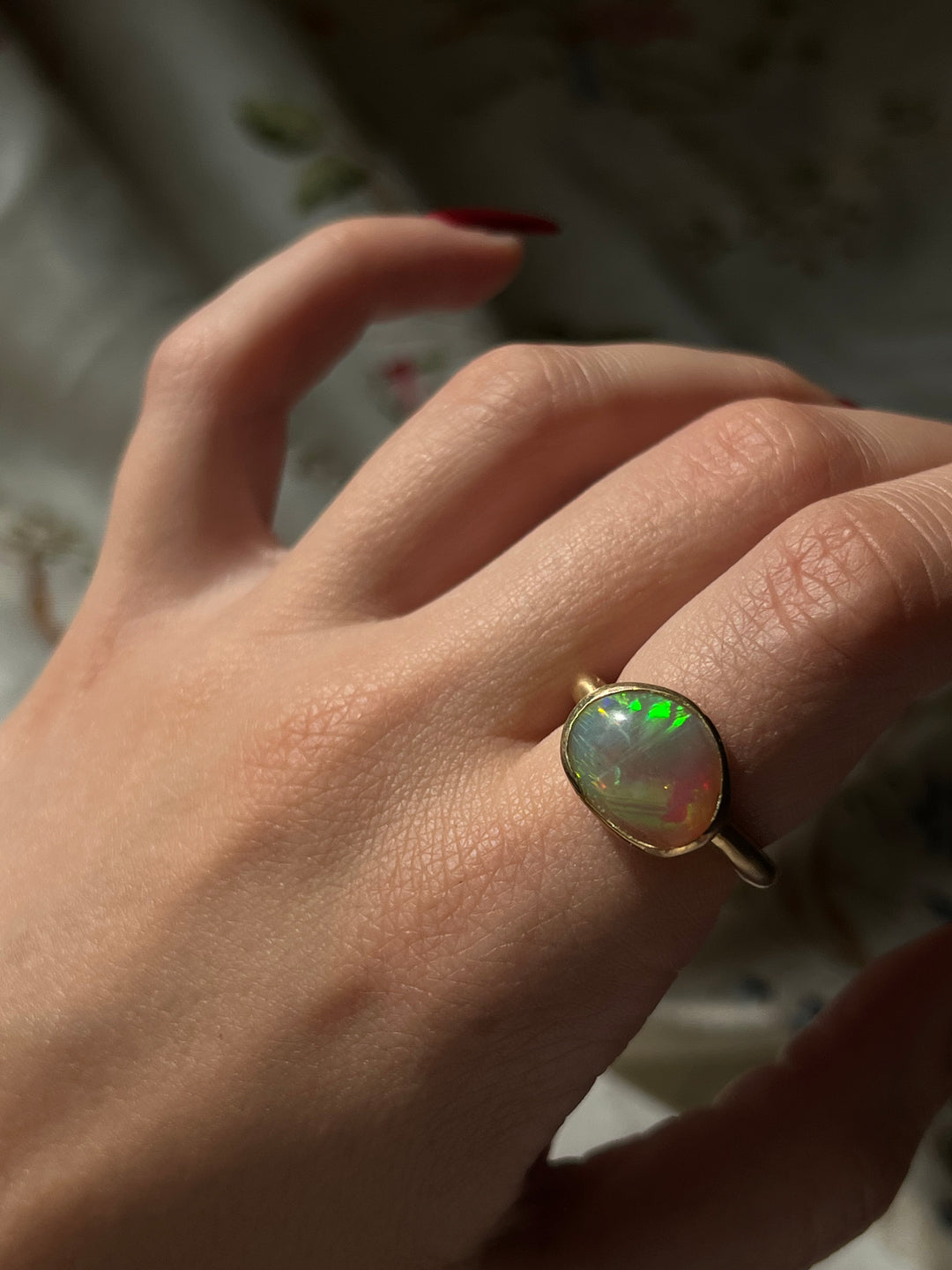 Curio Original Organic Opal Ring in 18ct