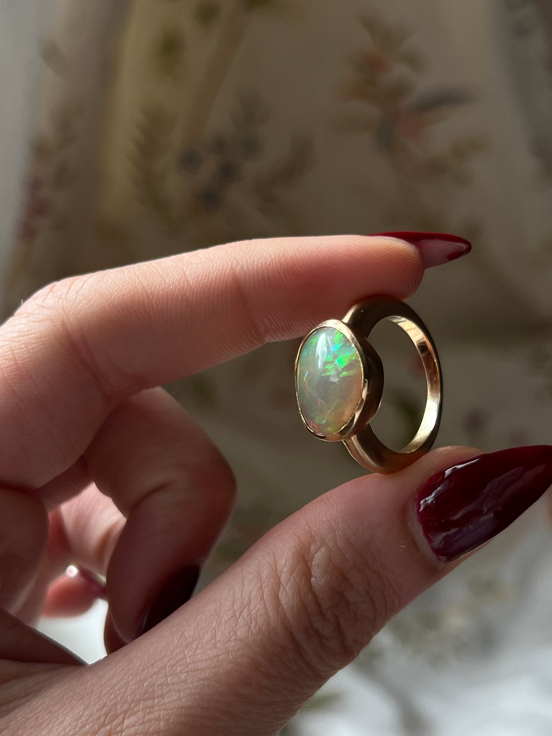 Curio Original Organic Opal Ring in 18ct