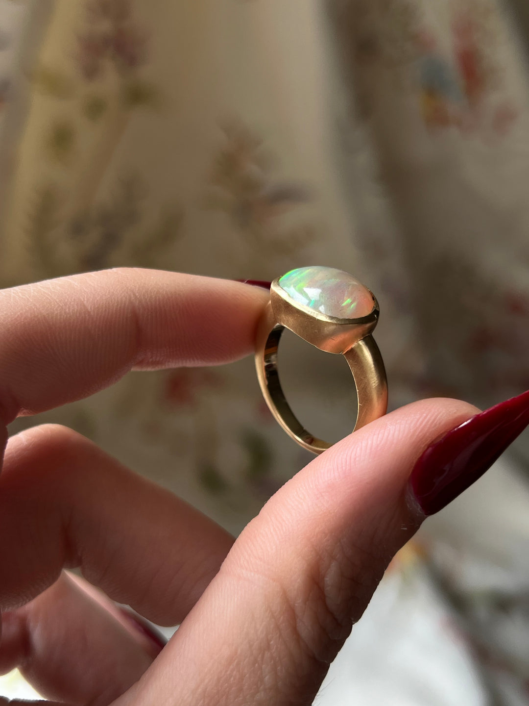 Curio Original Organic Opal Ring in 18ct