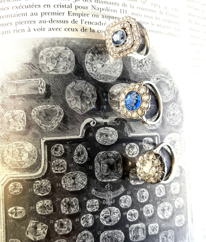 Outstanding Edwardian Platinum + 18ct Diamond Daisy Ring