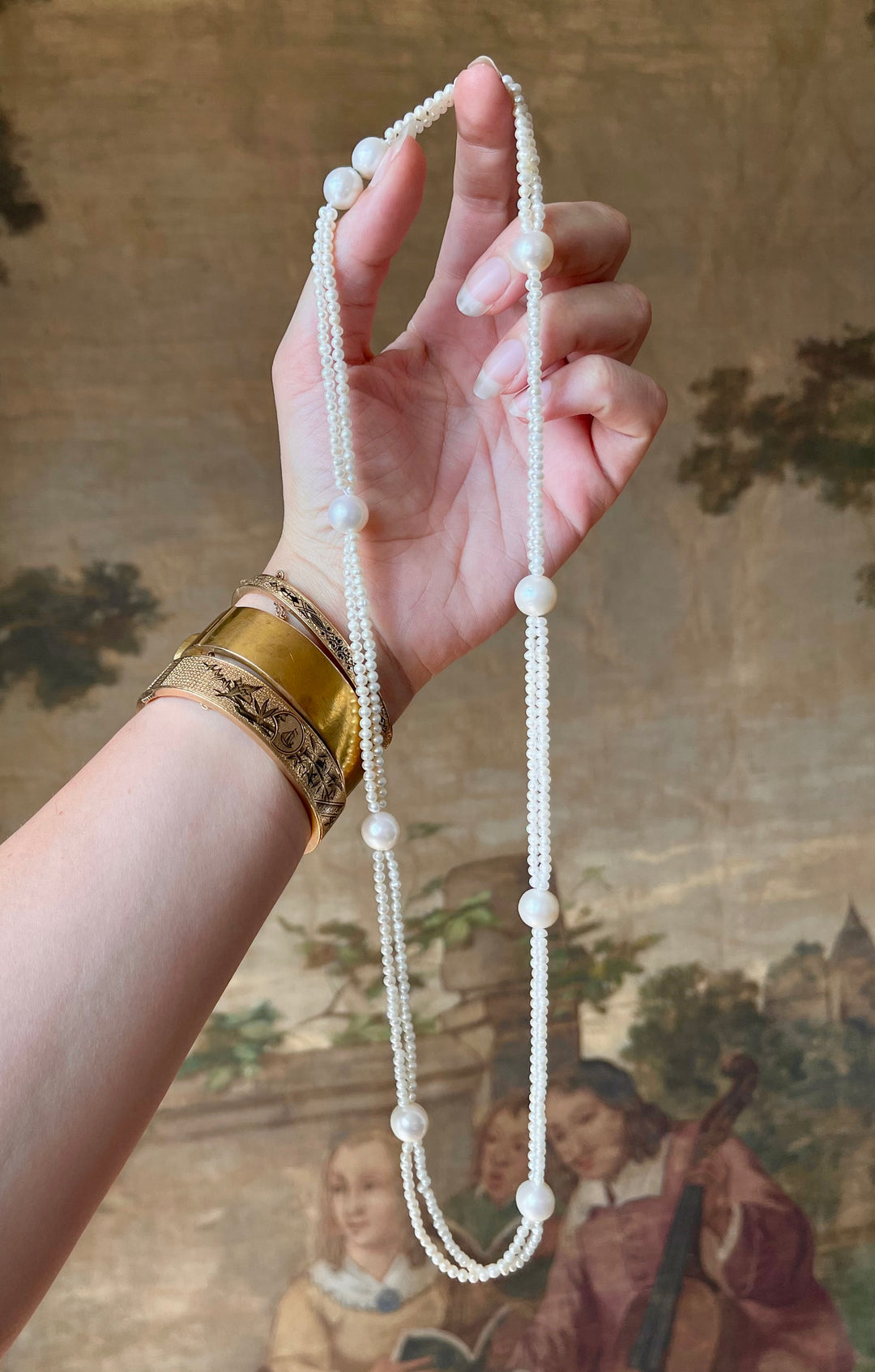 The Eloise | 26" Classic All Cream | 10mm Statement Pearls