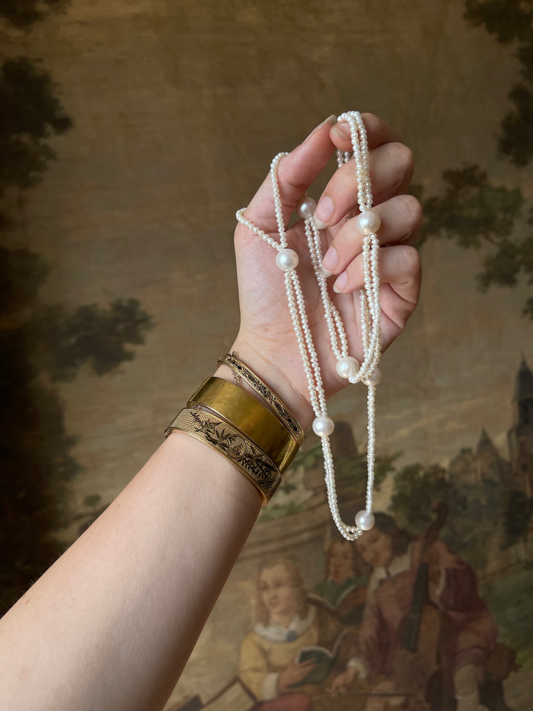 The Eloise | 26" Classic All Cream | 10mm Statement Pearls