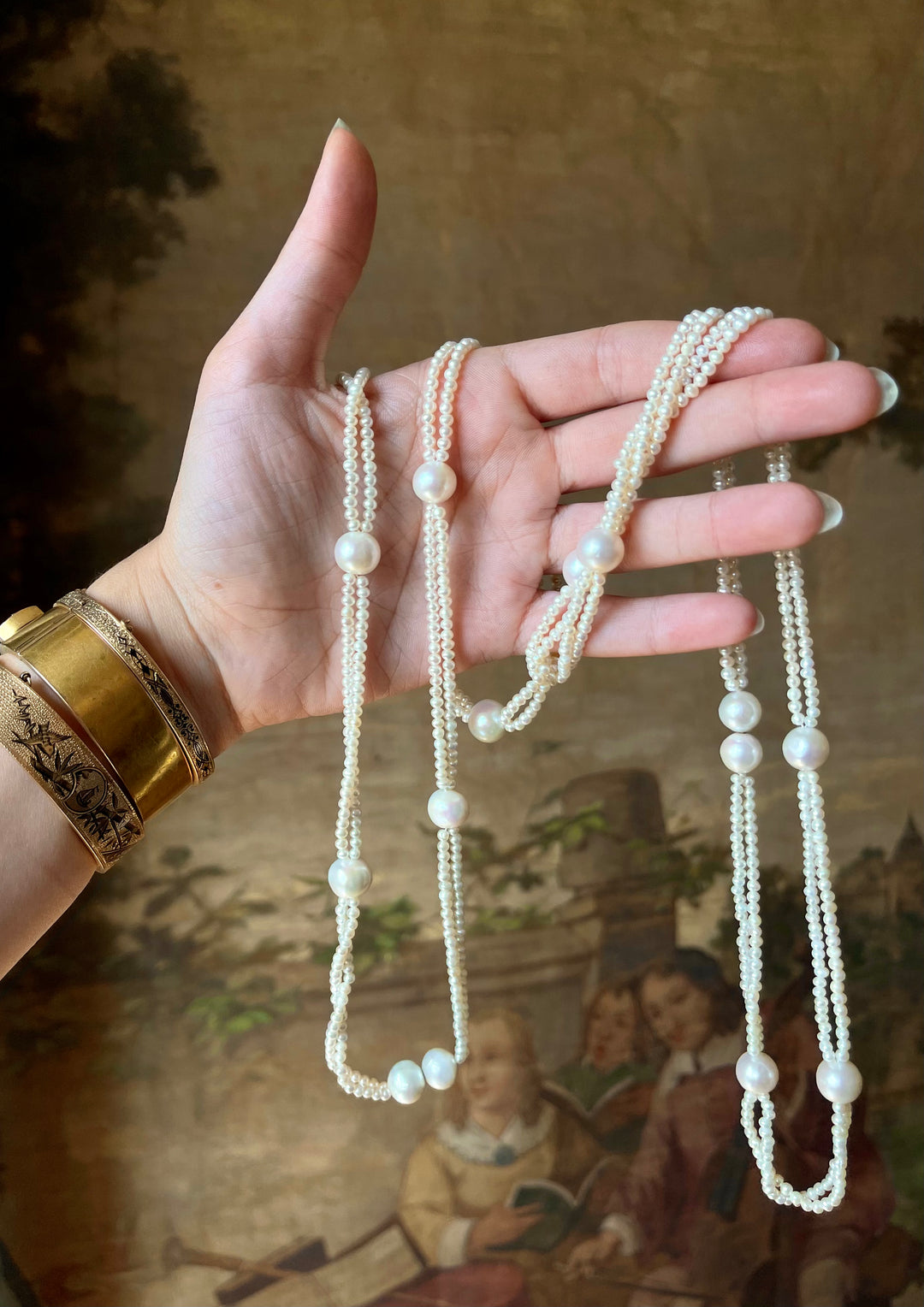The Eloise | 26" Classic All Cream | 10mm Statement Pearls