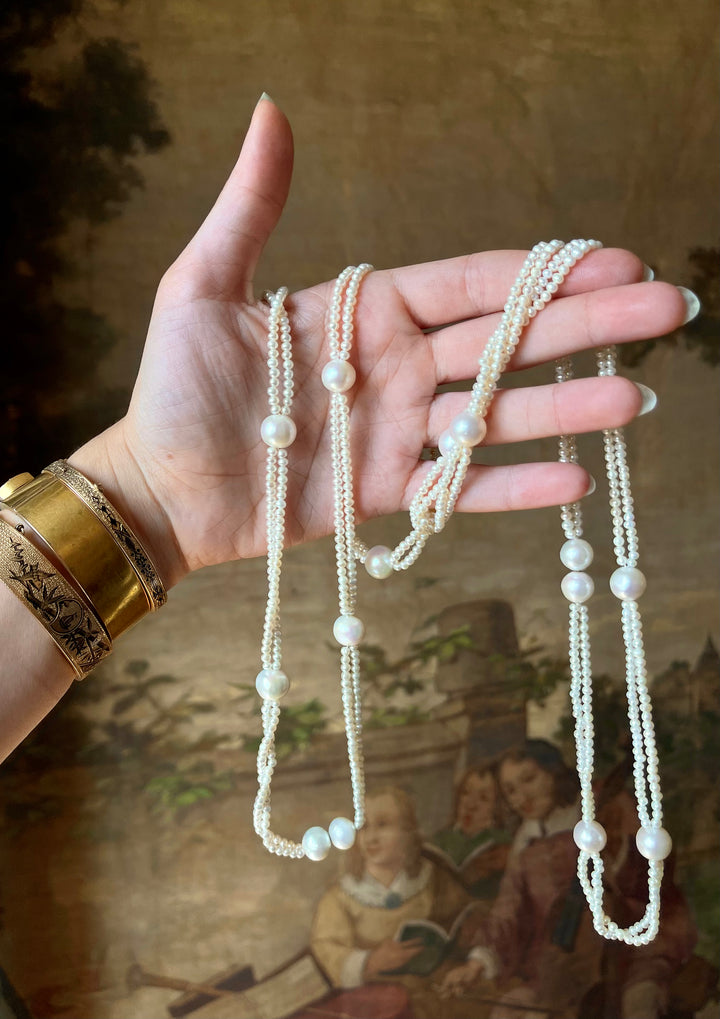 The Eloise | 26" Classic All Cream | 10mm Statement Pearls
