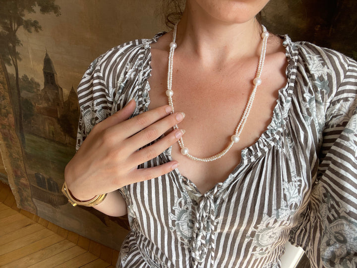 The Eloise | 26" Classic All Cream | 10mm Statement Pearls