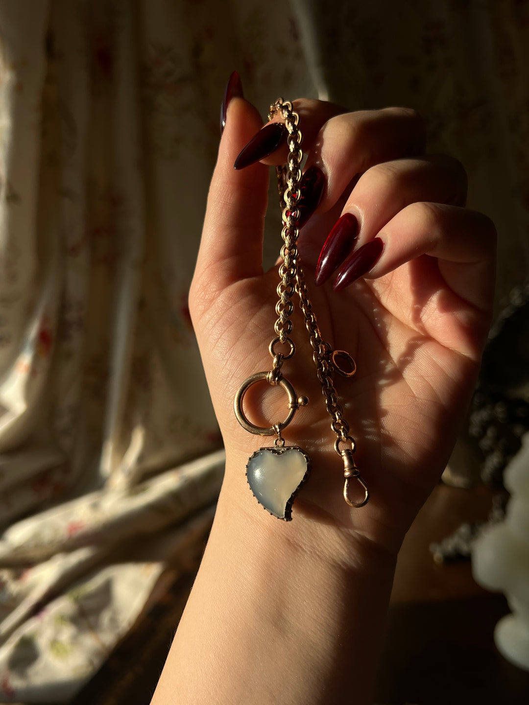 Witch’s Heart Locket in Gilded Silver C. 1815