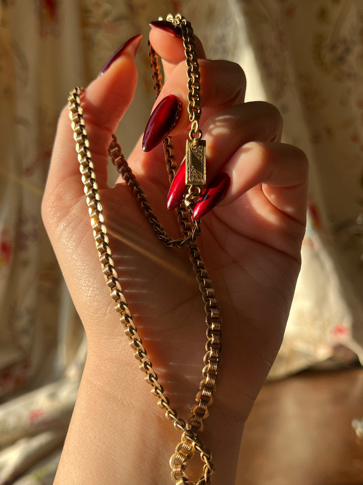Outstanding Victorian Flat Laying Chain