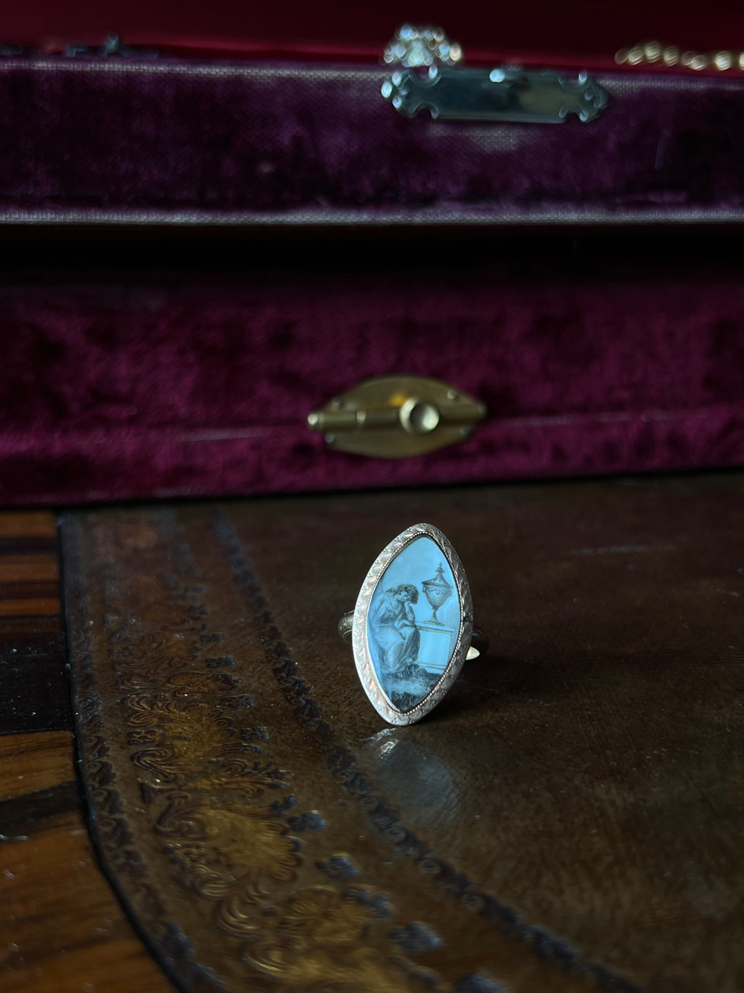 Extremely Rare + Special 18th Century Mourning Ring