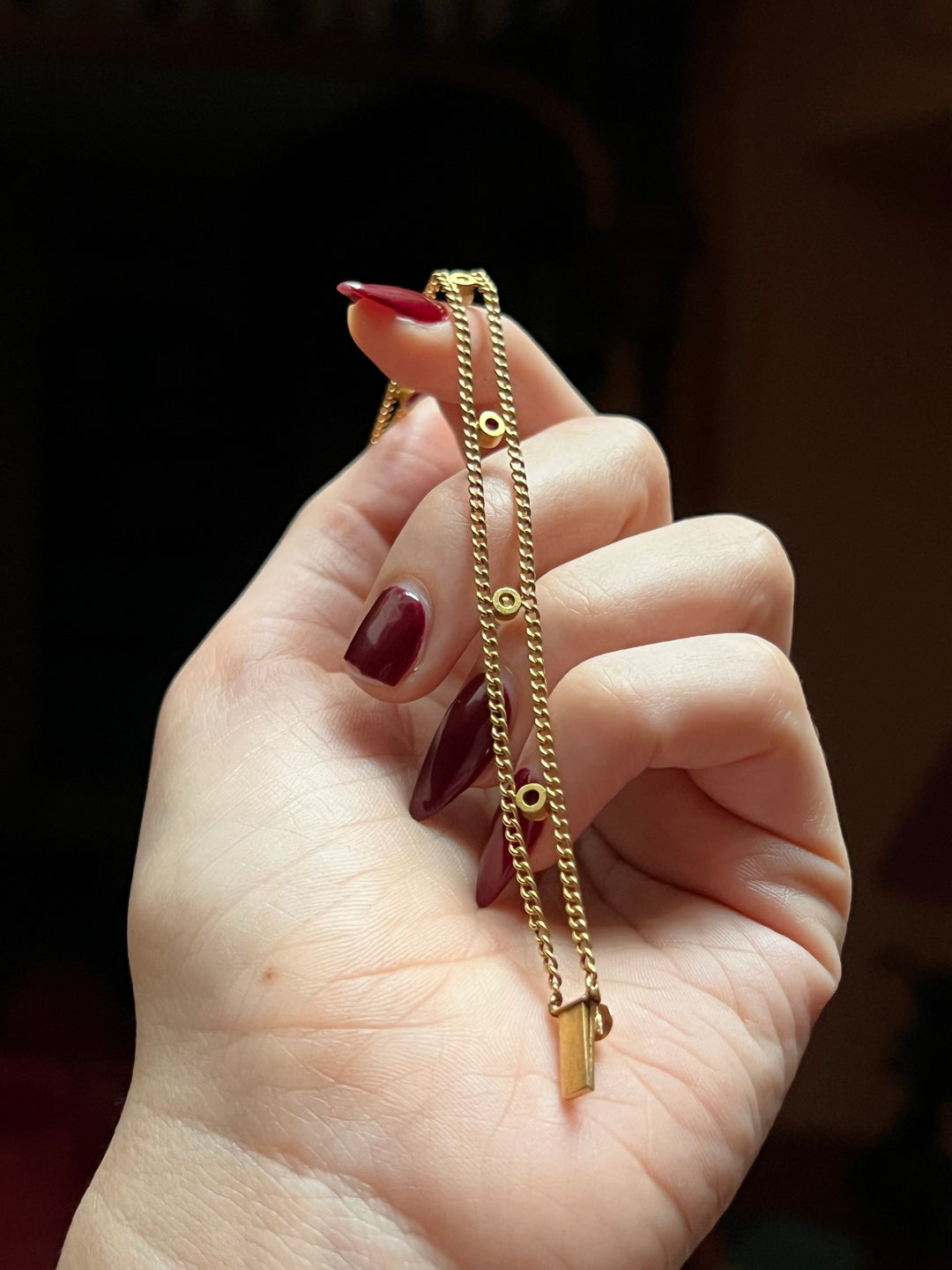 18ct Napoleon III Period Ruby and Pearl Bracelet