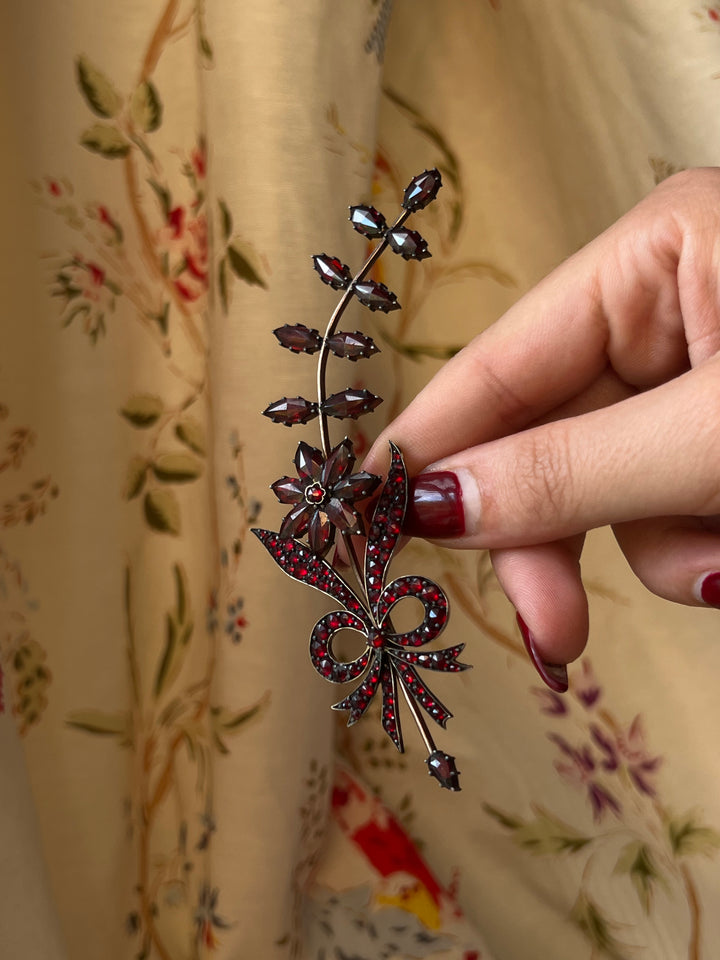 Outrageously Beautiful Garnet Aigrette