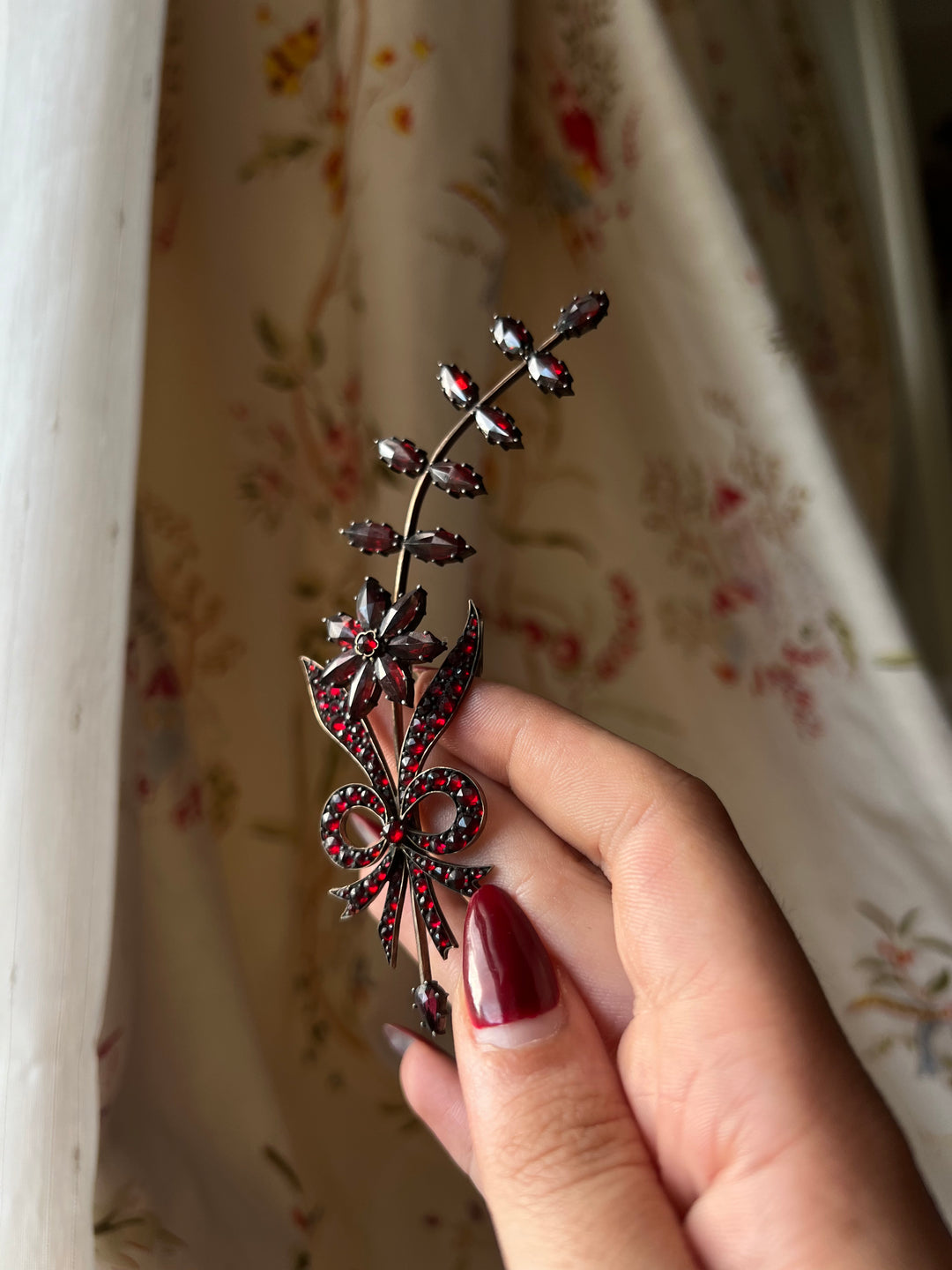 Outrageously Beautiful Garnet Aigrette