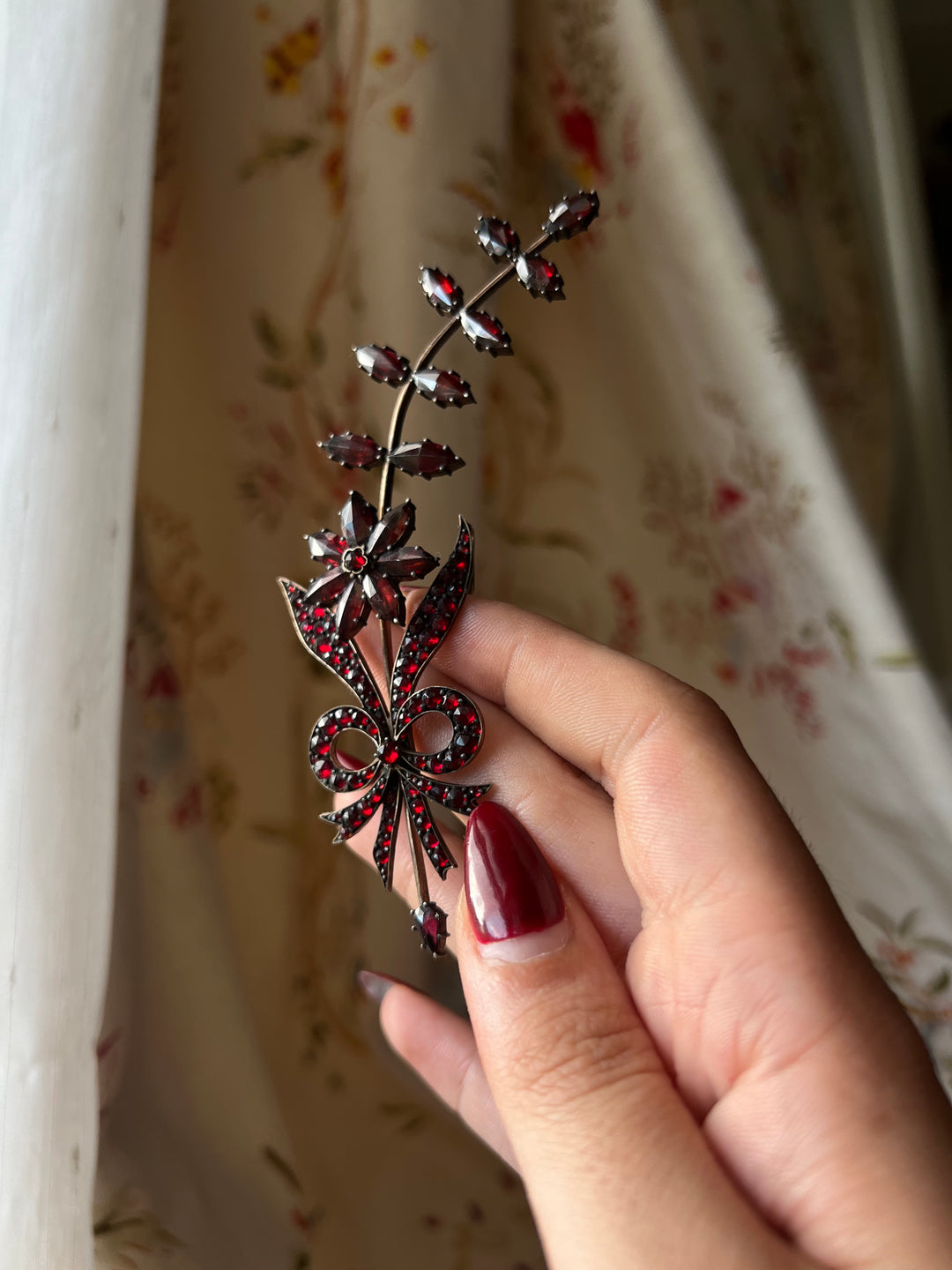 Outrageously Beautiful Garnet Aigrette