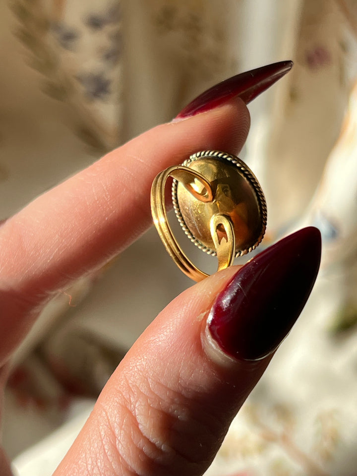 Exceptional Garnet Paste Intaglio of Bacchanale Attr to Tassie