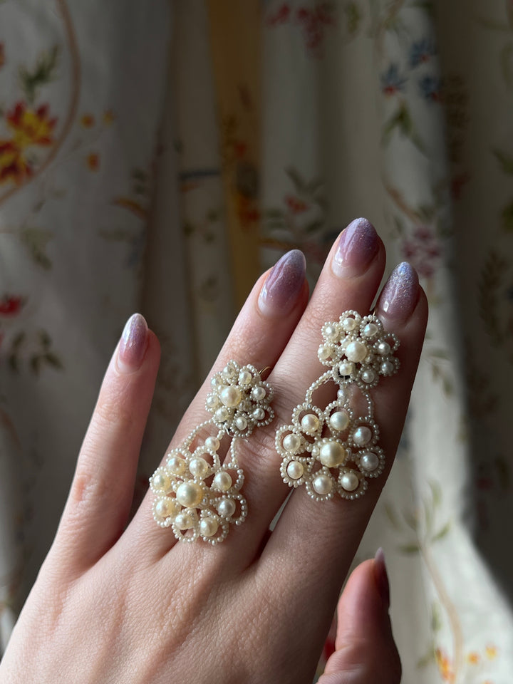 Outstanding Pearl Parure Circa 1810-1820 in Original Box