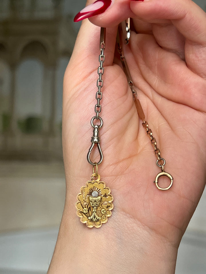 Stunning French Eucharist Medallion 1892