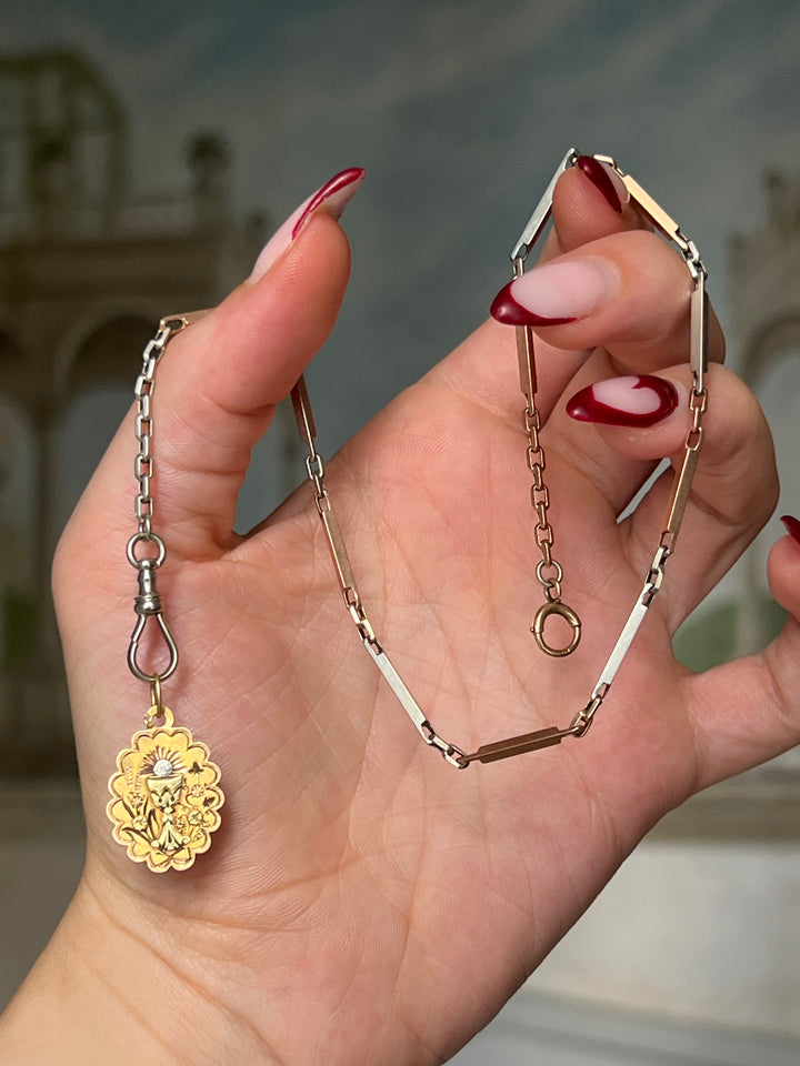 Stunning French Eucharist Medallion 1892