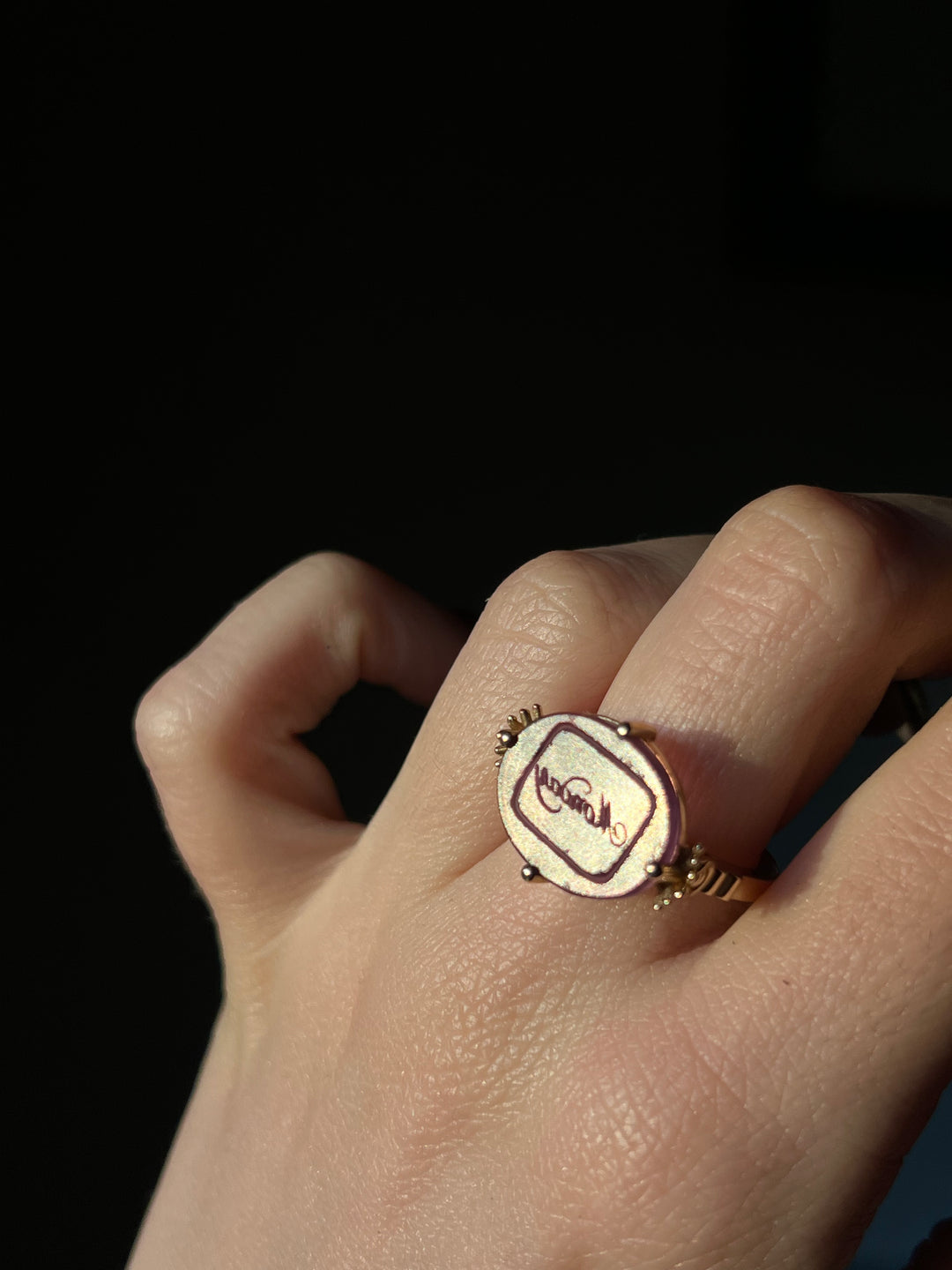 Monday Signet Ring