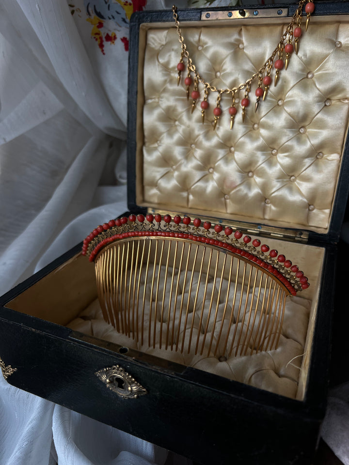 Napoleonic Period Coral Tiara