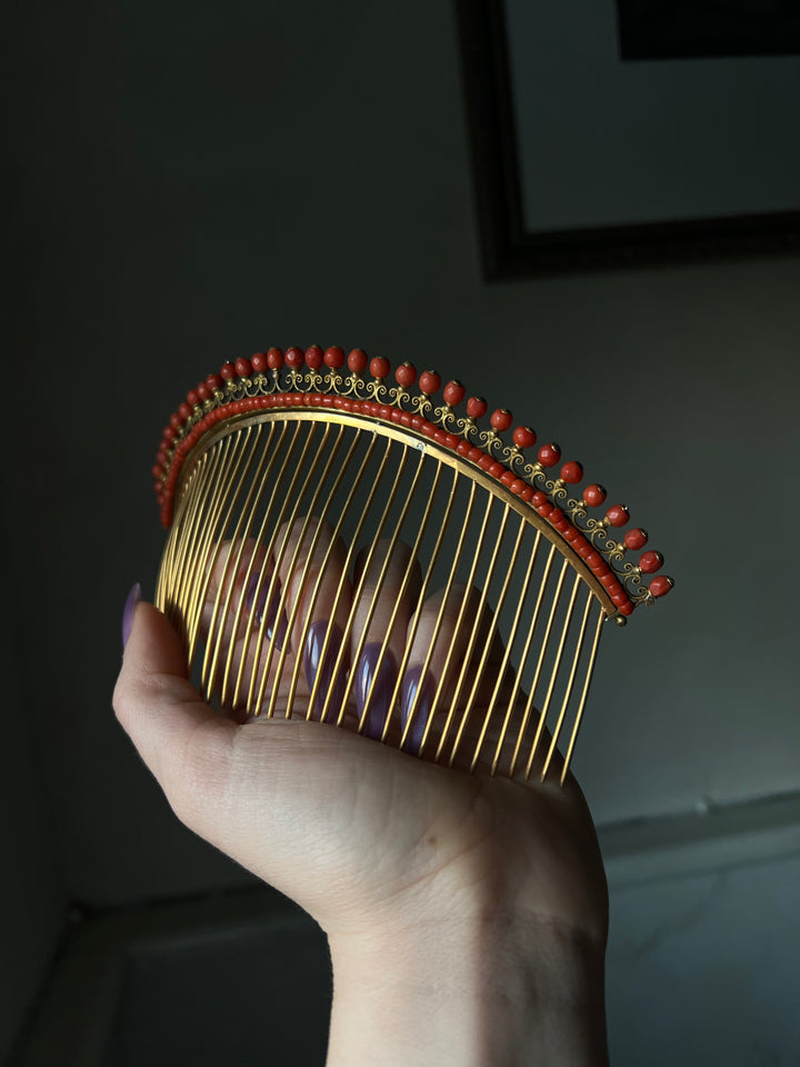 Napoleonic Period Coral Tiara