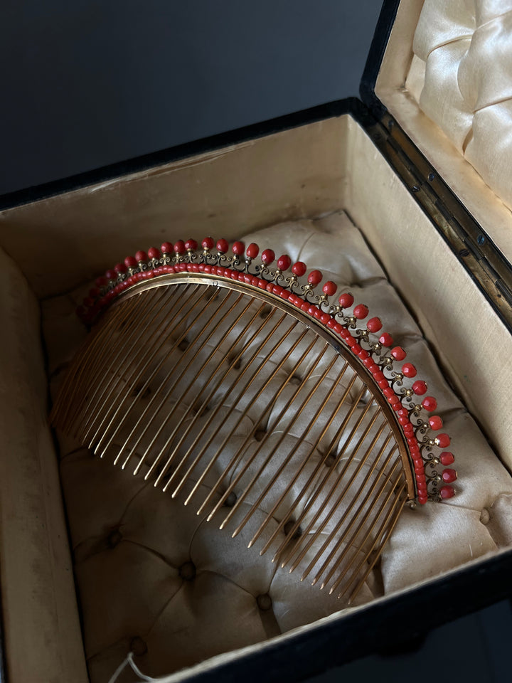 Napoleonic Period Coral Tiara