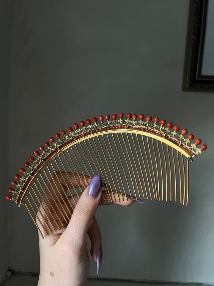 Napoleonic Period Coral Tiara