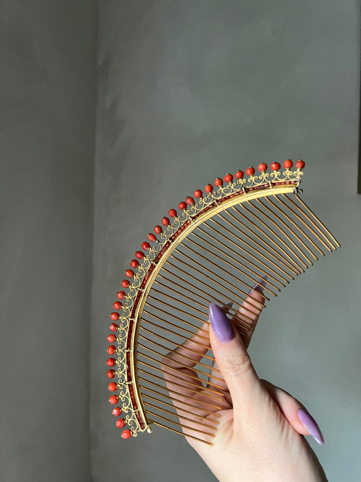 Napoleonic Period Coral Tiara