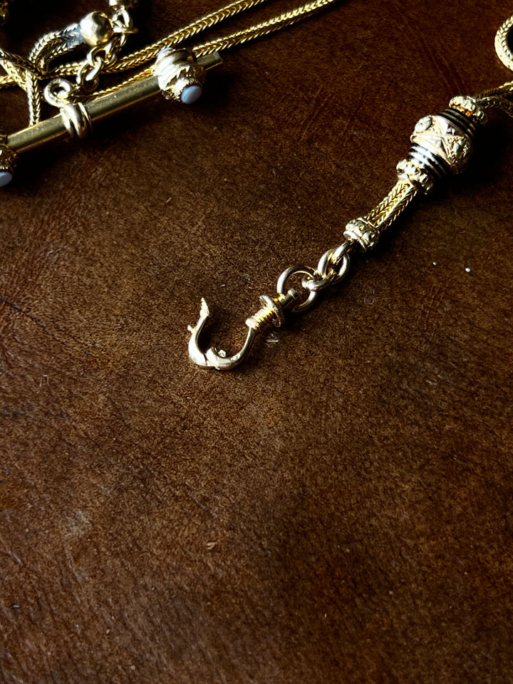 Outstanding French Napoleon III Period Watch Chain 18ct