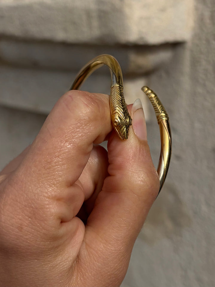 Tritone Snake Bangle in 18ct Circa 1970