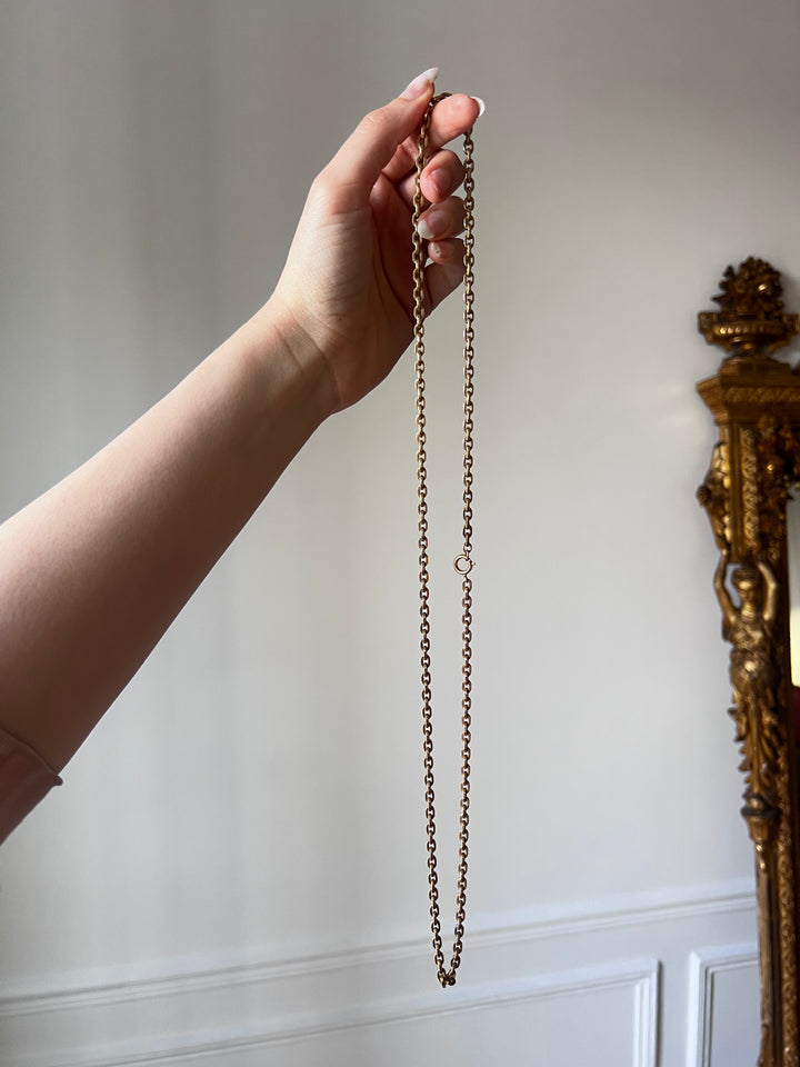 French Art Nouveau Long Chain circa 1900