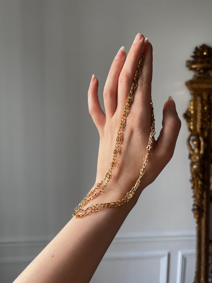 French Art Nouveau Long Chain circa 1900