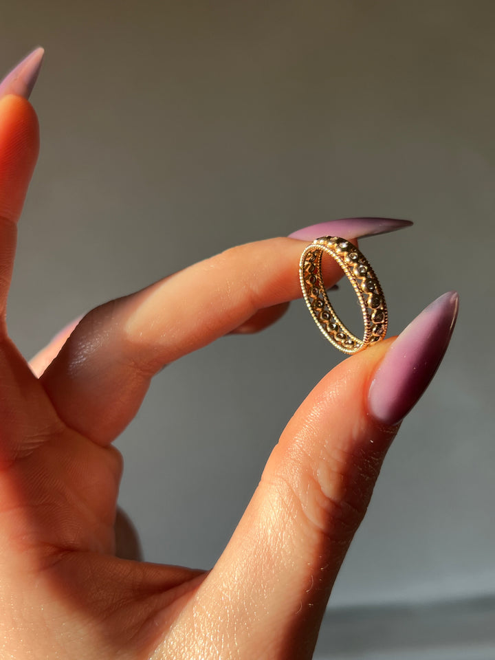 Superb Vintage Diamond Eternity Band