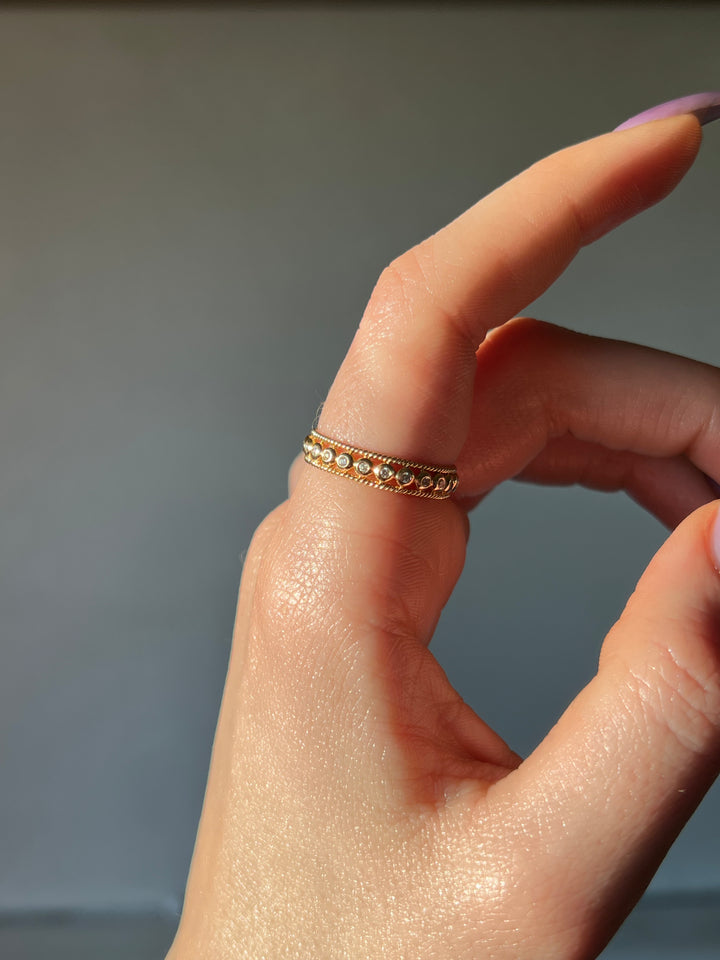 Superb Vintage Diamond Eternity Band