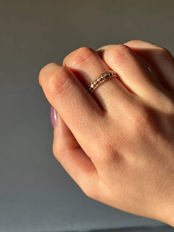Superb Vintage Diamond Eternity Band