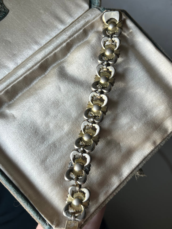 Garnet and Pearl Bracelet of Austro- Hungarian Origin