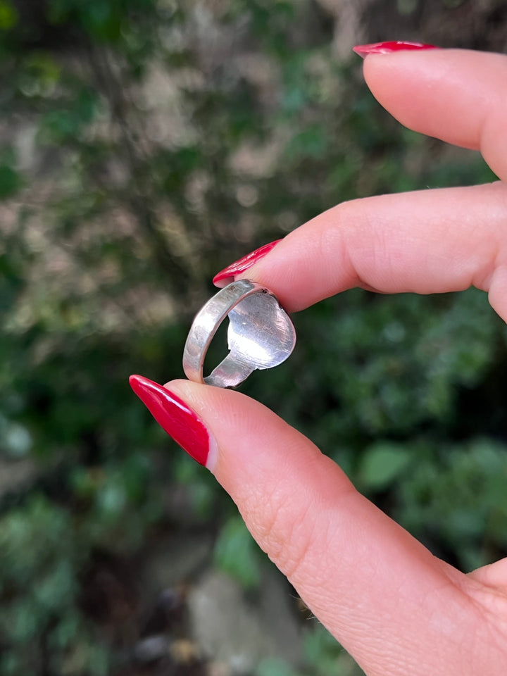 Early 19th Century Heart Ring in Sterling Silver